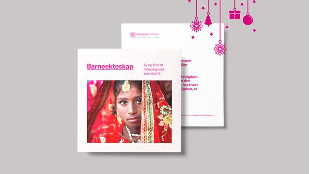 Stopp barneekteskap  gavekort